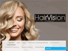 Tablet Screenshot of hair-vision.ch
